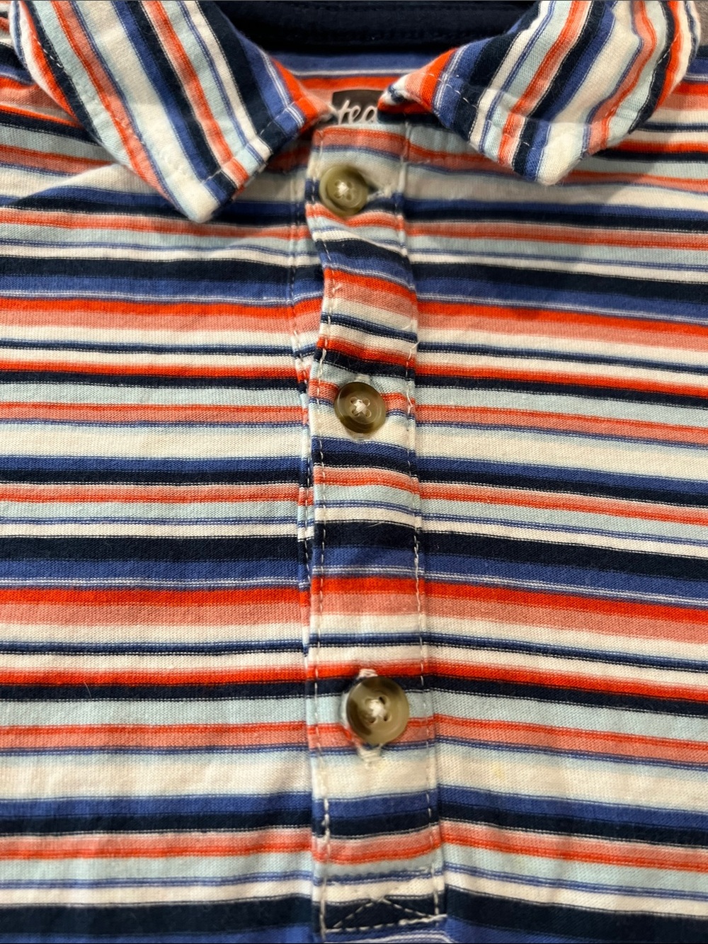 Tea Collection Striped Tee in Red, Blue & White - Picture 5 of 5